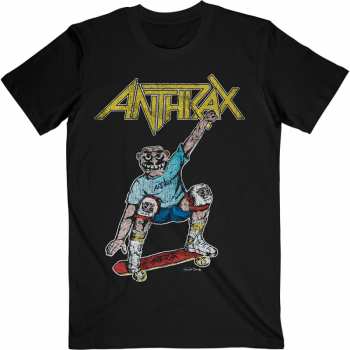 Merch Anthrax: Tričko Spreading Skater Notman Vintage  M
