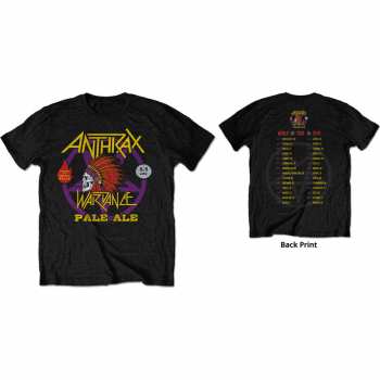 Merch Anthrax: Tričko War Dance Paul Ale World Tour 2018  S