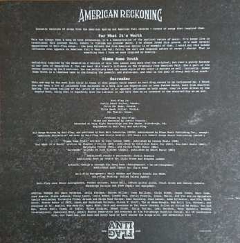 LP Anti-Flag: American Reckoning CLR 1998