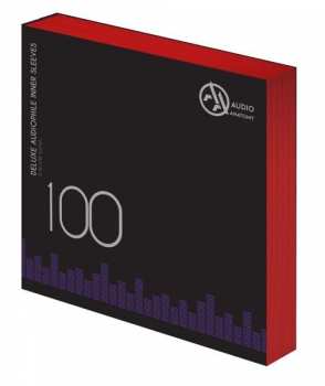 Audiotechnika Audio Anatomy Vnitřní antistatické obaly Deluxe Audiophile Červené 100ks