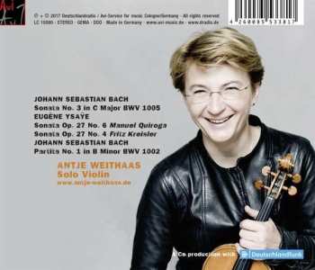 CD Antje Weithaas: Bach & Ysaÿe 3 480462