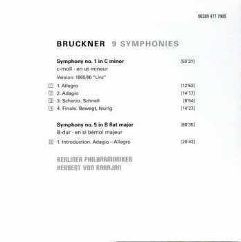 9CD/Box Set Anton Bruckner: 9 Symphonies 45439