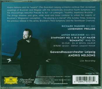 CD Anton Bruckner: Bruckner • Symphony No. 4 | Wagner • Lohengrin Prelude 45786