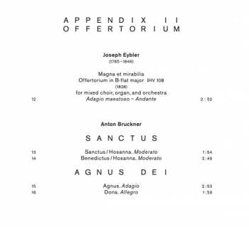 CD Anton Bruckner: Missa Solemnis 304731