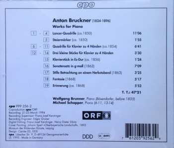 CD Anton Bruckner: Piano Works 123218