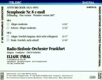 2CD Anton Bruckner: Symphonie Nr. 8 C-Moll . Erstfassung . First Version . Première Version 1887 440010