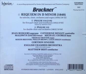 CD Anton Bruckner: Requiem / Psalms 112 114 347889