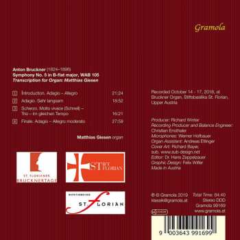 CD Anton Bruckner: Sinfonie V - Orgeltranskription 235042