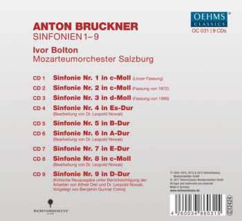 9CD/Box Set Anton Bruckner: Sinfonien 1-9 262997