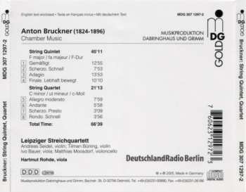 CD Anton Bruckner: String Quintet F Major, String Quartet C Minor 191836