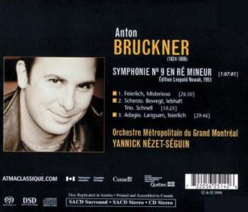 SACD Anton Bruckner: Symphonie N° 9 En Ré Mineur  384711