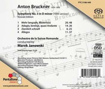 SACD Anton Bruckner: Symphonie No. 3 In D Minor 322805