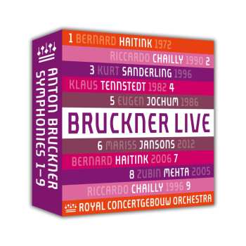 9CD Anton Bruckner: Symphonien Nr.1-9 (bruckner Live - Royal Concertgebouw Orchestra) 475178