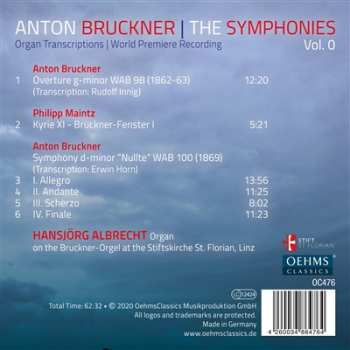 CD Anton Bruckner: Symphony In D-Minor "Nullte" 439727