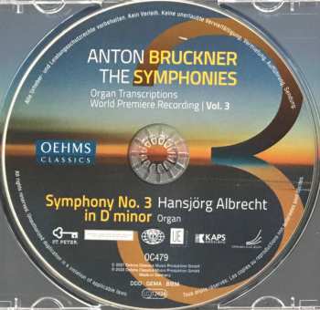 CD Anton Bruckner: Symphony No. 3 In D Minor 239122