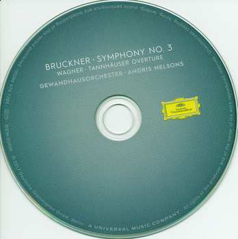 CD Anton Bruckner: Symphony No. 3 / Tannhäuser Overture 45771