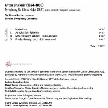 SACD Anton Bruckner: Symphony No 6 254284