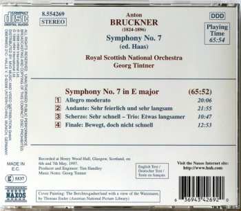 CD Anton Bruckner: Symphony No. 7 (Ed. Haas) 285402