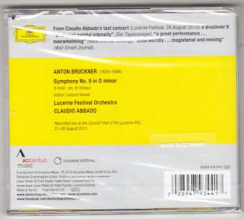 CD Anton Bruckner: Bruckner Symphony No. 9 45707