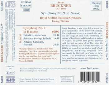CD Anton Bruckner: Symphony No.9 (ed. Nowak) 357872
