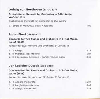CD Anton Eberl: Concertos For Two Pianos 176536