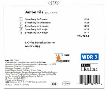 CD Anton Filtz: Symphonies 121329
