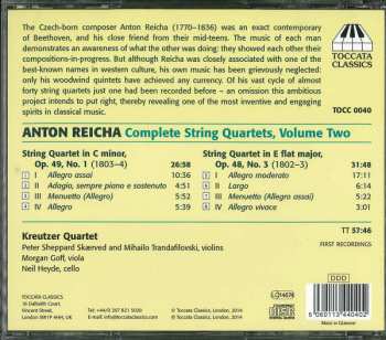 CD Anton Reicha: Complete String Quartets Volume Two 251387