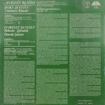 LP Anton Reicha: Horn Quintet / Clarinet Quintet 524672