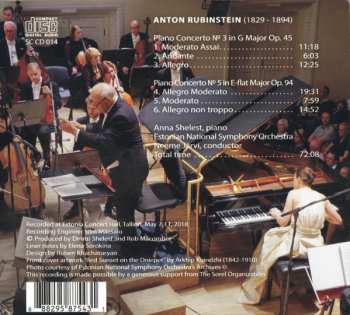 CD Anton Rubinstein: Piano Concertos № 3 & 5 415821