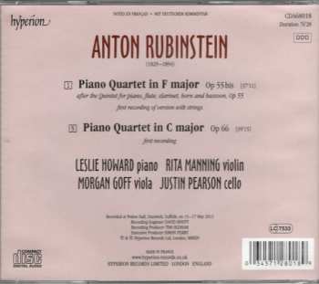 CD Anton Rubinstein: Piano Quartets 122396