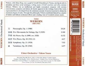 CD Anton Webern: Passacaglia / Symphony / Five Pieces 313983