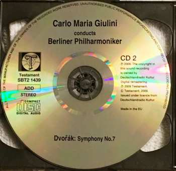 2CD Antonín Dvořák: Carlo Maria Giulini: Tchaikovsky Violin Concerto / Dvorak Symphony No. 7 / Mussorgsky Khovanshchina – Prelude 329455