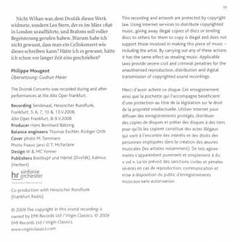 CD Antonín Dvořák: Cello Concertos