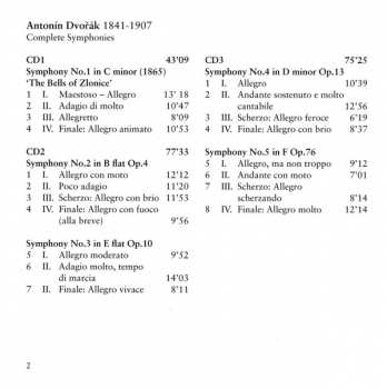 5CD Antonín Dvořák: Complete Symphonies 248660