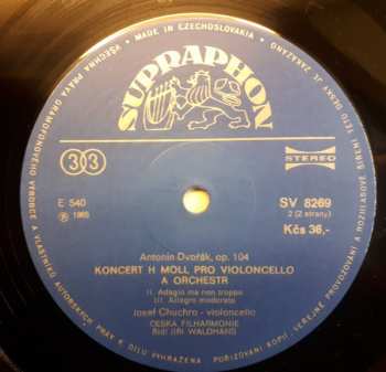 LP Antonín Dvořák: Opus 104 - Koncert H Moll Pro Violoncello A Orchestr 278651