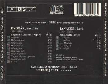 CD Antonín Dvořák: Dvořák: Legends • Janáček: Sinfonietta 431655