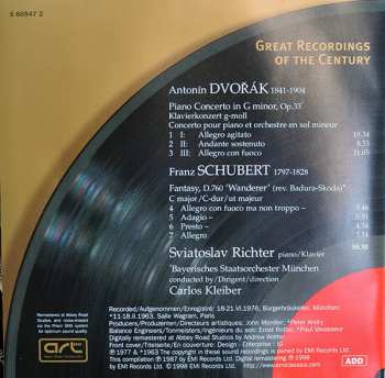 CD Antonín Dvořák: Dvořák: Piano Concerto - Schubert: 'Wanderer Fantasy' 426963