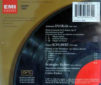 CD Antonín Dvořák: Dvořák: Piano Concerto - Schubert: 'Wanderer Fantasy' 426963