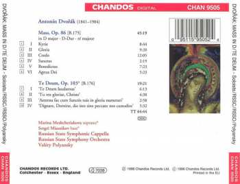 CD Antonín Dvořák: Mass In D Major • Te Deum 434335
