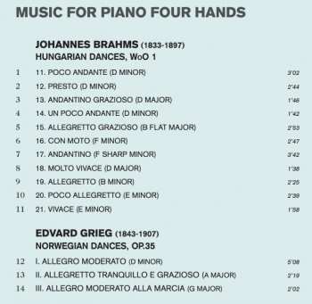 CD Antonín Dvořák: Music For Piano Four Hands 121773