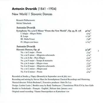 CD Antonín Dvořák: New World Dvorak, Symphony No. 9 "New World", Slavonic Dances DIGI 538323