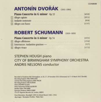 CD Antonín Dvořák: Piano Concertos 192206