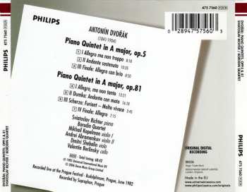 CD Antonín Dvořák: Piano Quintets In A, Op.5 & Op.81 45299
