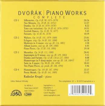 4CD/Box Set Antonín Dvořák: Piano Works Complete 410569