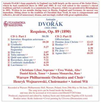 2CD Antonín Dvořák: Requiem 432570
