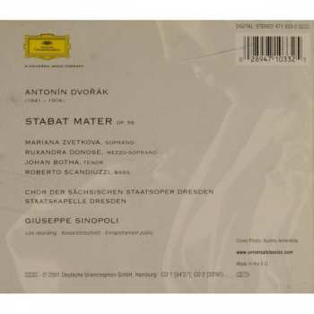 2CD Antonín Dvořák: Stabat Mater 45168