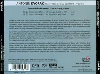 SACD Antonín Dvořák: String Quartet No. 10 Op.51 / String Quartet No. 11 Op. 61