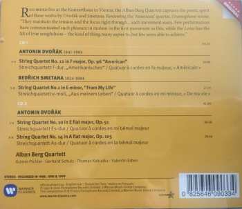 CD Antonín Dvořák: String Quartets: Opp. 96 "American", 51 & 105 / String Quartet No. 1 "From My Life"