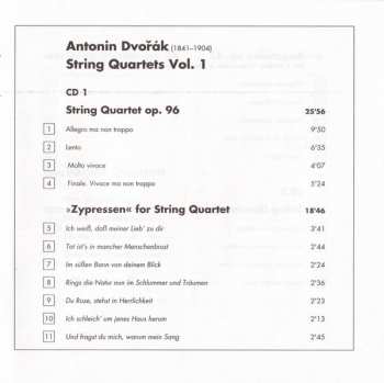 2CD Antonín Dvořák: String Quartets Vol. 1 115393