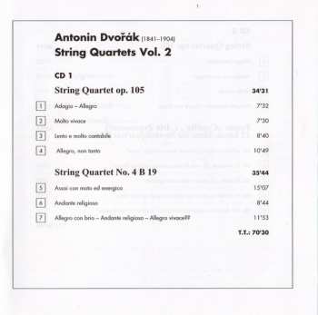 2CD Antonín Dvořák: String Quartets Vol. 2 111448